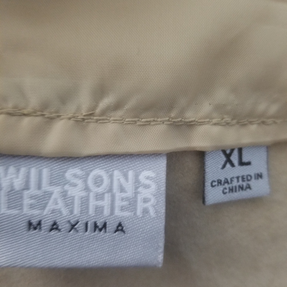 Wilson's Leather XL Suede Halter Top crochet trim - Picture 4 of 8